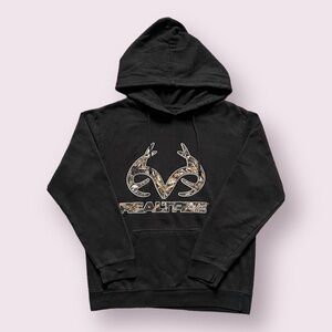 Realtree Camo Pullover Hoodie - Black